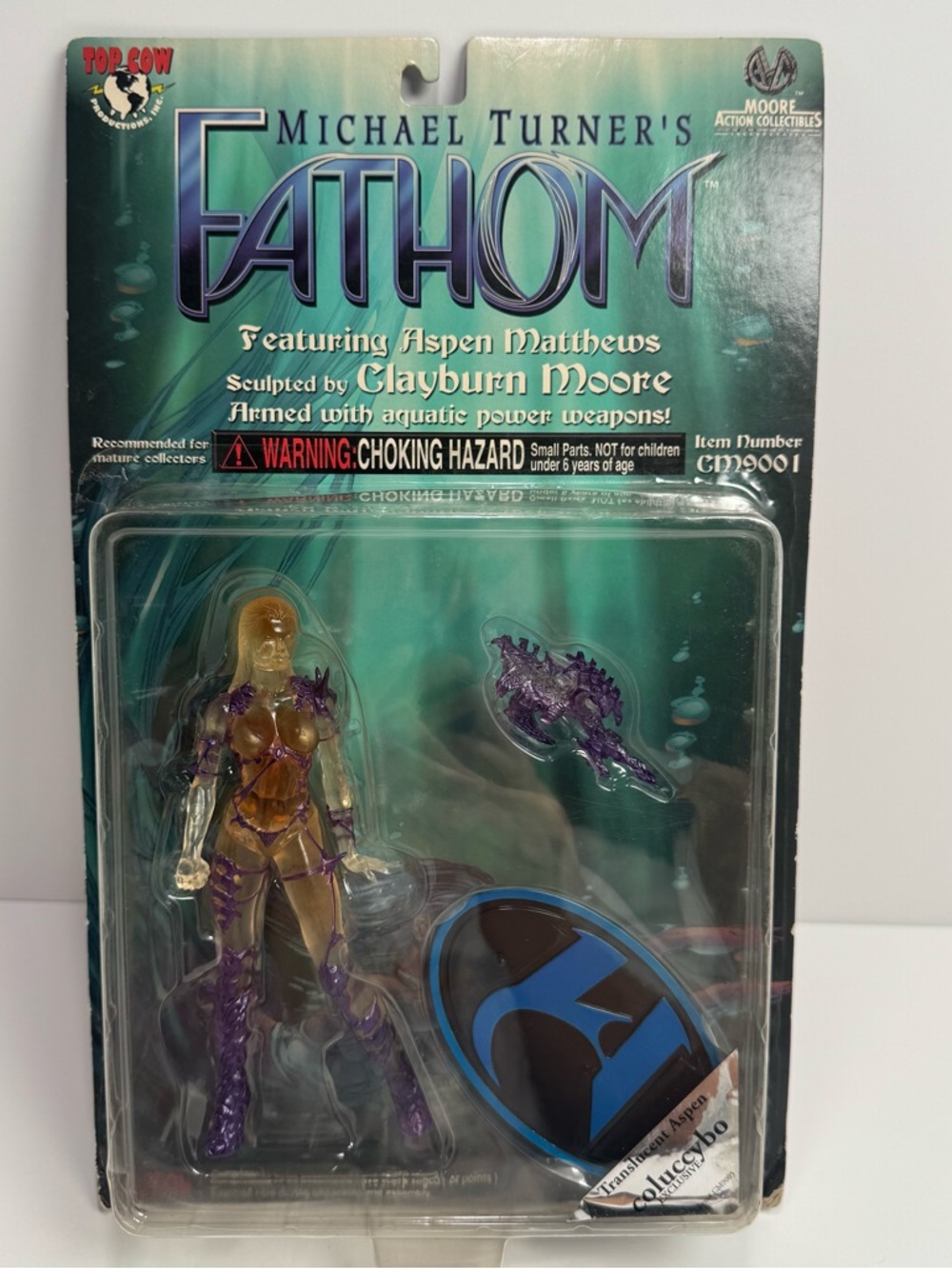 Michael Turner’s Fathom Aspen Matthews Translucent Aspen Exclusive Figure